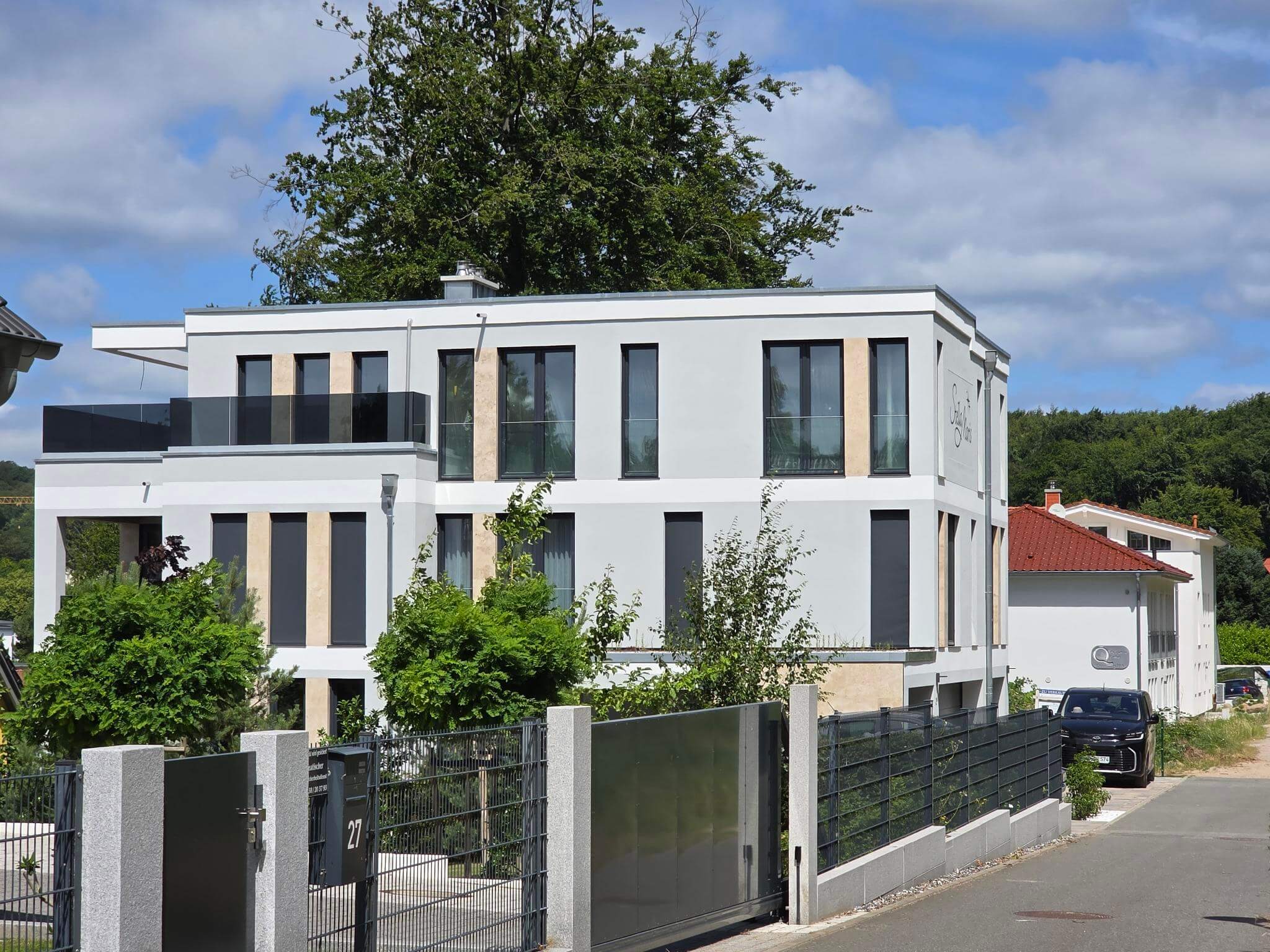 Blick auf die Villa Stella Maris – gepflegte Bäderarchitektur in Sellin